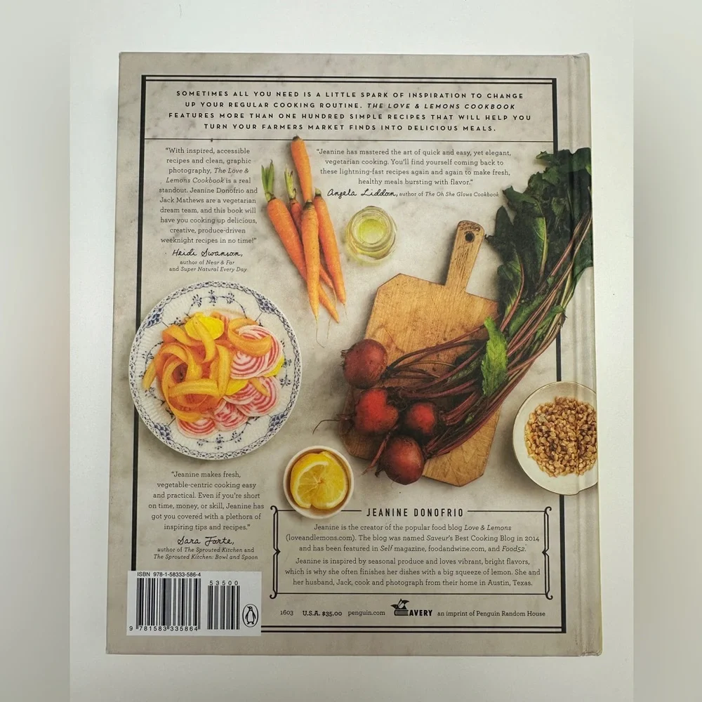 Love & Lemons Cookbook - Cream Cover